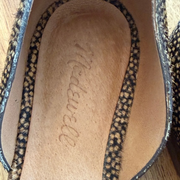 Madewell Black and Tan Speckled D'Orsay Flats - Picture 2 of 6
